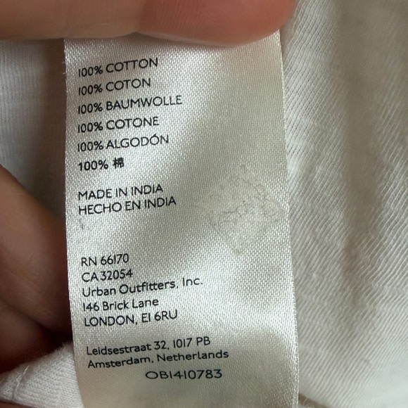 Anthropologie Ruffled V Neck Blouse Top Womens Size XSP Cream Long Sleeved - Picture 6 of 8